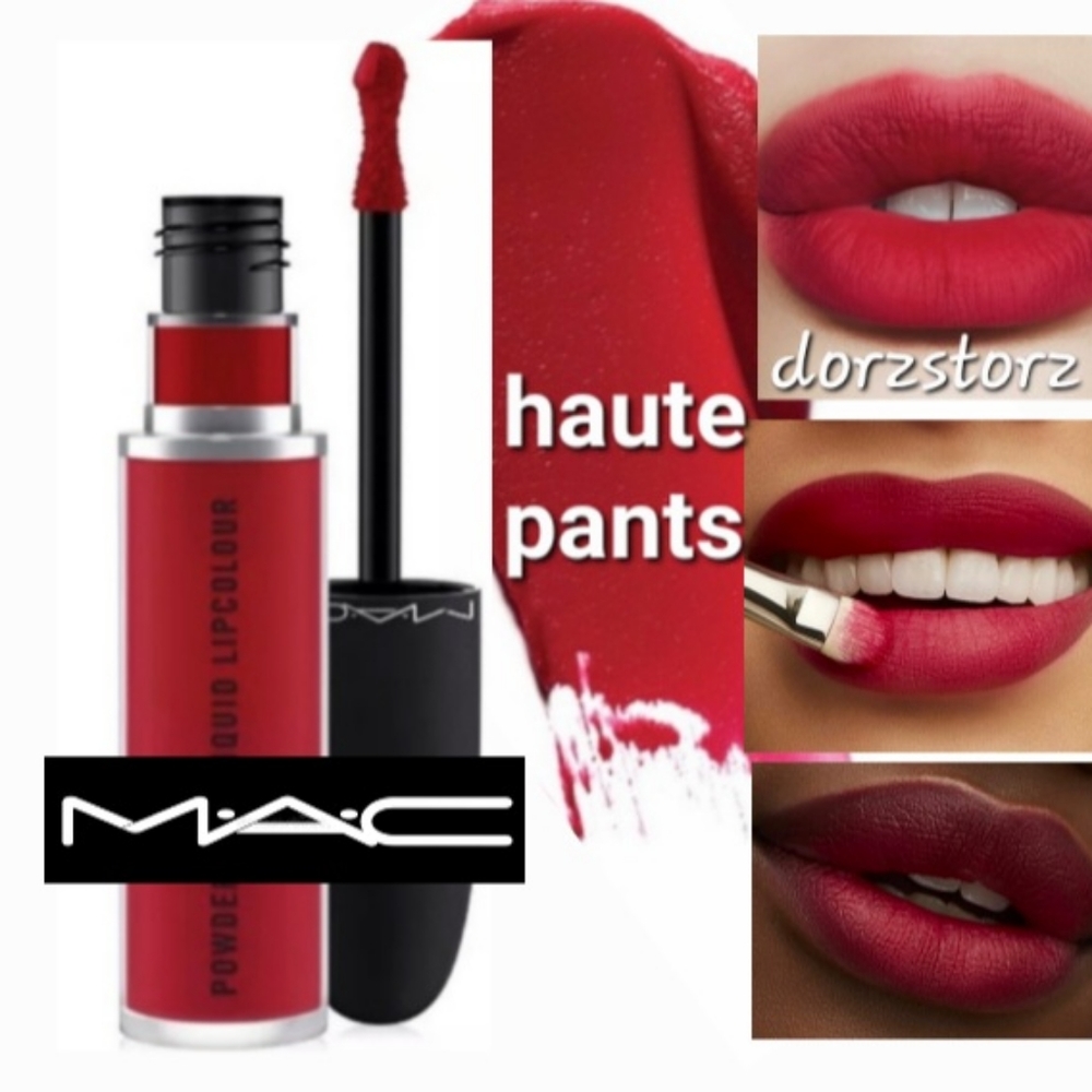 MAC Powder Kiss Liquid Lipcolour *HAUTE PANTS* / 0.17 oz / New In Box
